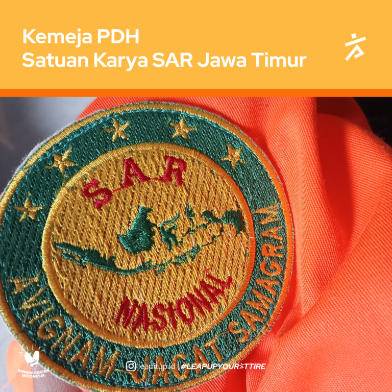 Kemeja PDH Satuan Karya SAR Jawa Timur