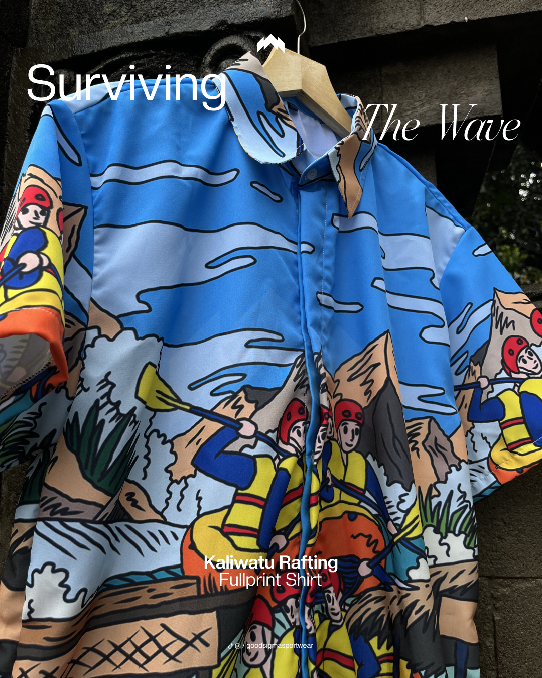 Kemeja Fullprint Kaliwatu Rafting
