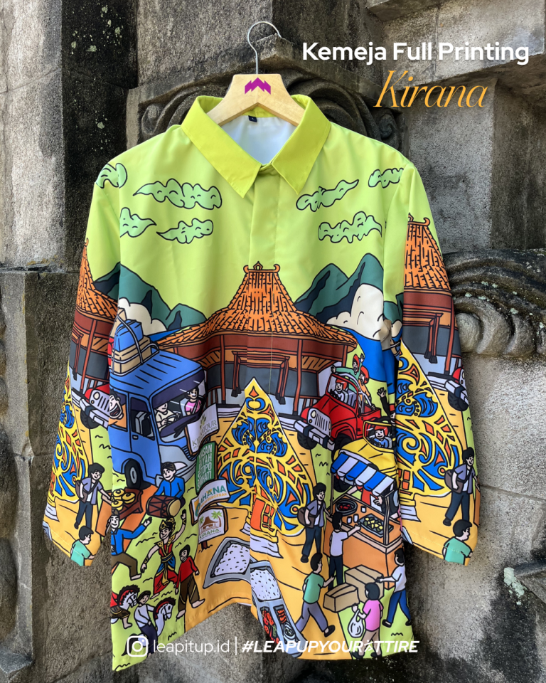 Kemeja Fullprint Kirana Tours Yogyakarta